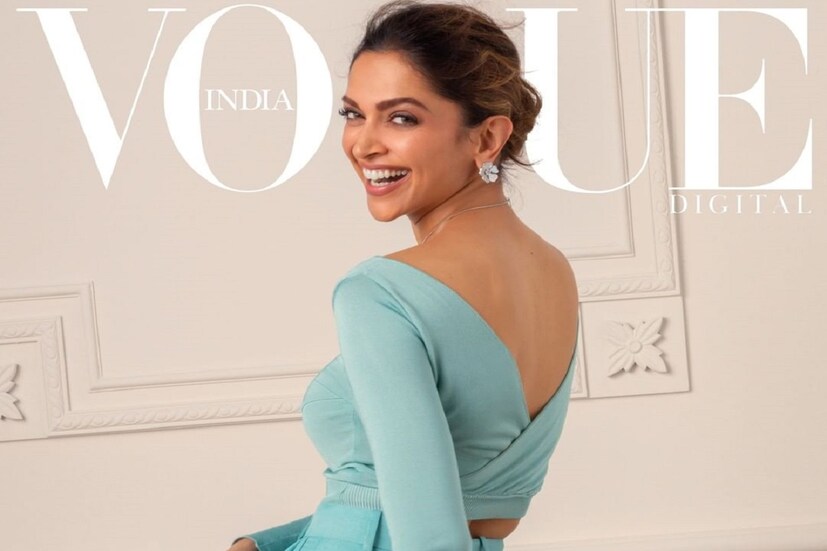 Deepika Padukone তাঁর মোহময়ী রূপে নজর কেড়েছেন Vogue India ম্যাগাজিনের ডিজিটাল কভারে।  (Image: Instagram)