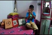 মাউথ অর্গানের সুরে বন্দেমাতরম !  ভাইরাল শান্তিপুরের শিশু শিল্পী