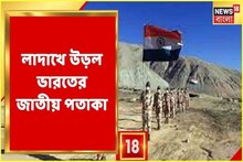 বন্দেমাতরম উচ্চারণ করে লাদাখে পতাকা উত্তোলন জওয়ানদের, দেখুন