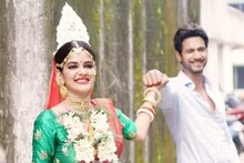 গুঞ্জনের মধ্যেই গোপনে বিয়ে সারলেন পাখি-অরণ্য! বিয়ের সাজে প্রকাশ্যে ছবি