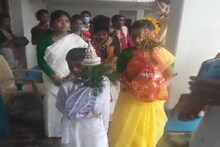 নবধারার তিন বছর পূর্তি উপলক্ষে গাছের প্রতিকী বিয়ের অনুষ্ঠান