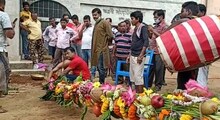 খুঁটিপুজোর মাধ্যমে জমজমাট সূচনা জেলার দুই বড় দুর্গাপুজোর