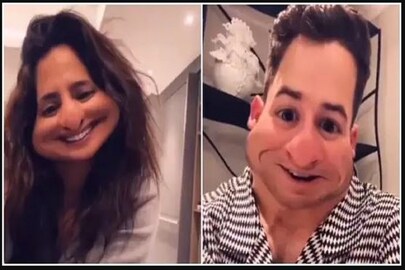 priyanka chopra and husband nick jonas goof around with filters in new video -Photo Courtesy-Instagram/Video Grab 