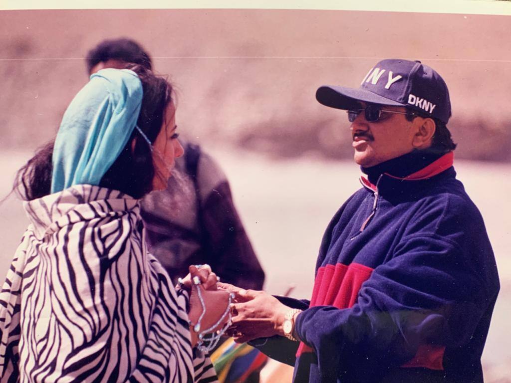Ujjal Chatterjee with Manisha Koirala