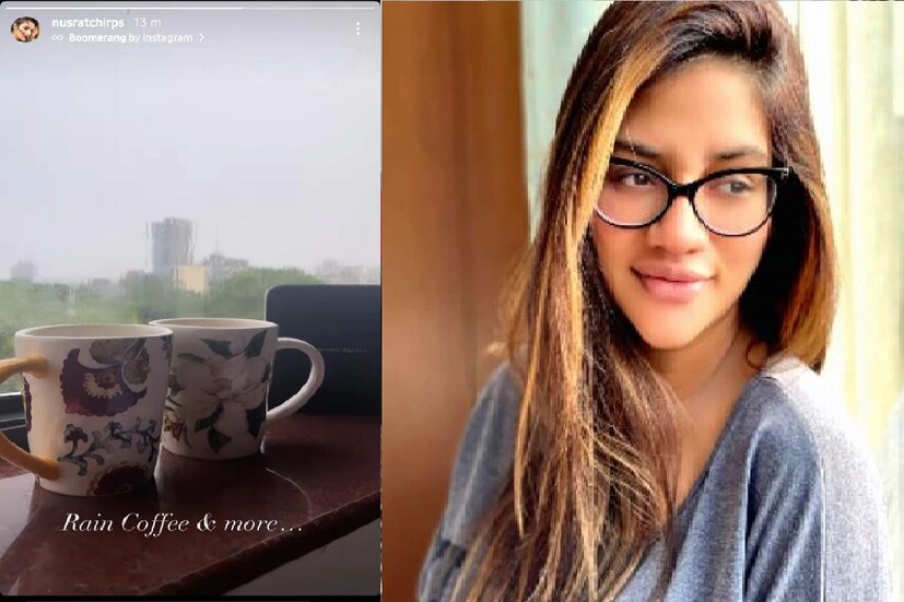 *সিজারের ব্যাথা থাকলেও, হাসপাতালের দিনগুলো ভালই কেটেছে অভিনেত্রীর। চার দিনের ঈশান-কে নিয়ে নিয়ে রবিবার ছিল নুসরতের (Nusrat Jahan) কফি ডেট। রবিবার বৃষ্টির দিনে সেই 'কফি ডেট'-র ছবি নিজের সোশ্যাল মিডিয়া হ্যান্ডেলে শেয়ার করেন তিনি। মুহূর্তেই তা ভাইরাল হয়ে যায়। ছবিঃ ইনস্টাগ্রাম। 