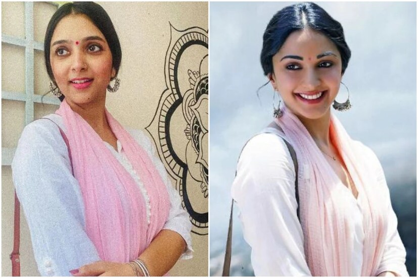কারণ খুব সহজ ৷ মেয়েটিকে দেখতে হুবুহু কিয়ারা আডবাণীর মতোই ৷ কিয়ারার ‘লুকঅ্যালাইক’-কে নিয়েই এখন মেতেছেন নেটিজেনরা ৷ Photo Courtesy: Instagram@kiaraaliaadvani@righdeshwari