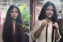 ক্যান্সার আক্রান্তদের জন্য চুল দান করলেন মেদিনীপুরের তরুণী