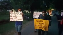 আদালতের রায়ে ধাক্কা, ফের বিক্ষোভের ধার বাড়াচ্ছে বিশ্বভারতীর পড়ুয়ারা