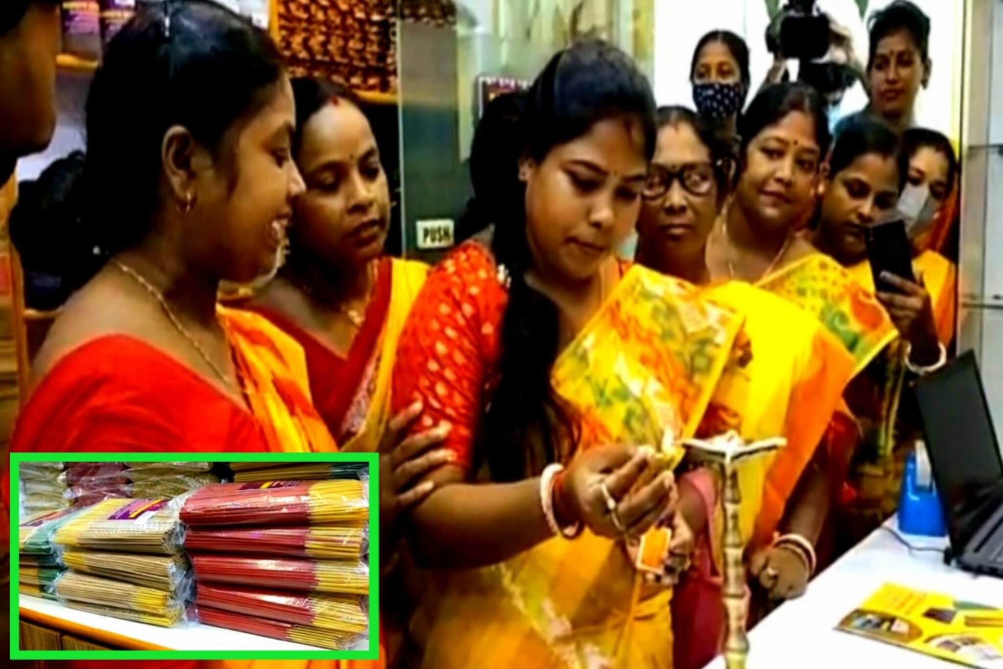 ধূপকাঠির ব‍্যবসা করে স্বনির্ভর হয়ে উঠছেন মহিলারা