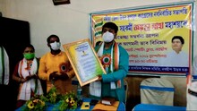 নবদ্বীপে সম্বর্ধনা দেওয়া হল নতুন জেলা সভাপতিকে