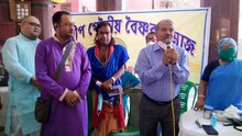 নবদ্বীপের গৌড়িও বৈষ্ণব সমাজের উদ্যোগে করা হল ভ্যাক্সিনেশন ক্যাম্প
