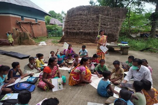 Mothers can be the ideal teacher new campaign in villages of birbhum during corona pandemic