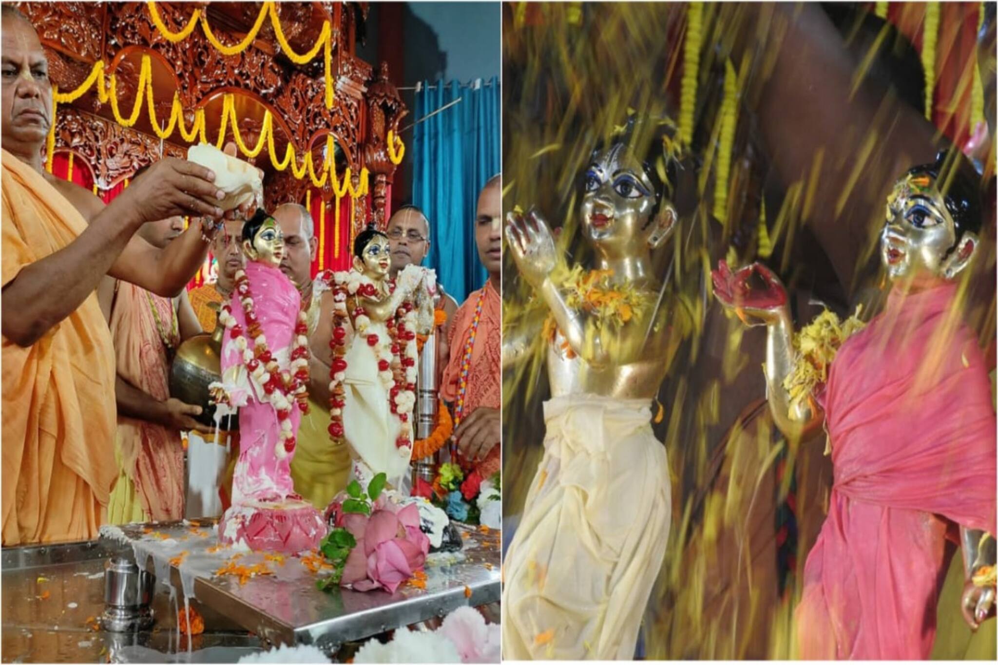 শিলিগুড়ি ইস্কন প্রাঙ্গণে সাড়ম্বরে পালিত রাধাষ্টমী, সারাদিন চলল নাম-কির্তন