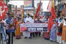 'কৃষক বিরোধী' আইন প্রত্যাহারের দাবিতে বামেদের ভারত বনধ্, বারাসাতে অবরোধ