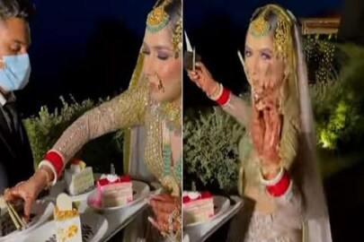 নিয়ম ভাঙা বউ! বিয়ের দিন যা খেল এই মেয়ে, ভাইরাল ভিডিও ঘুরছে হাতে-হাতে
