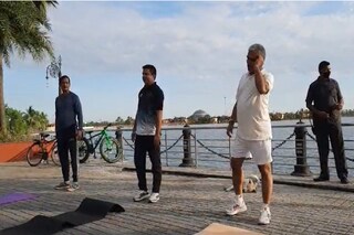 ইকোপার্কে দিলীপ ঘোষ।