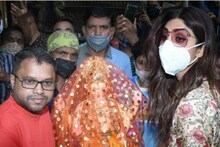 গণেশ চতুর্থী উপলক্ষে সিদ্ধিদাতা গণপতিকে ঘরে আনলেন শিল্পা