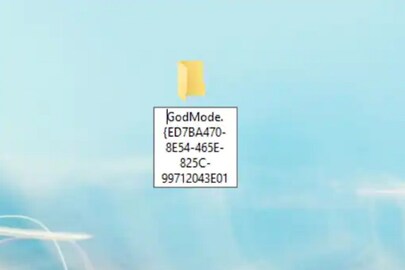 God mode folder on Windows 10