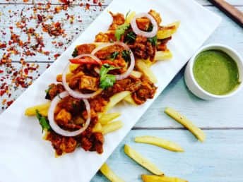 পনির সেজুয়ান পাউটিন।