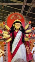 চোরবাগান সর্বজনীনের দুর্গা।