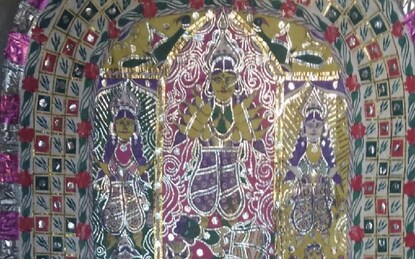 কেশিয়াড়ির দত্তবাড়ির প্রতিমা। 