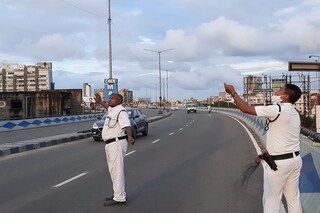 মাঞ্জায় কড়া পুলিশ