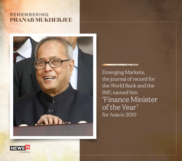 ২০১০ সালে এশিয়ার সেরা অর্থমন্ত্রীর সম্মান পেয়েছিলেন প্রণব মুখোপাধ্যায় ৷ Image: News18 Creative.