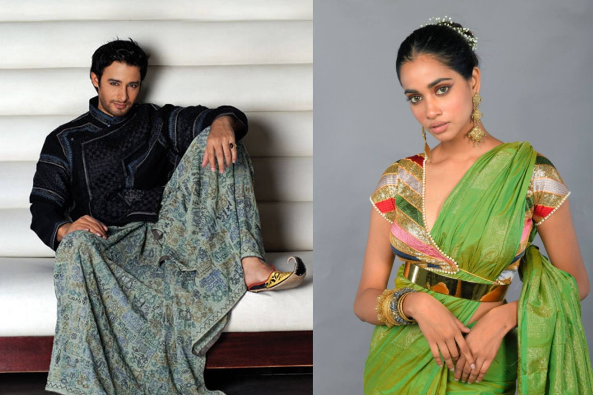 Durga Puja 2021 | Puja fashion 2021: পুজোর সাজে সাবেকিয়ানা-আধুনিকতার মিশেল! ঘুরে আসুন কলকাতার এই দুই বুটিক থেকে