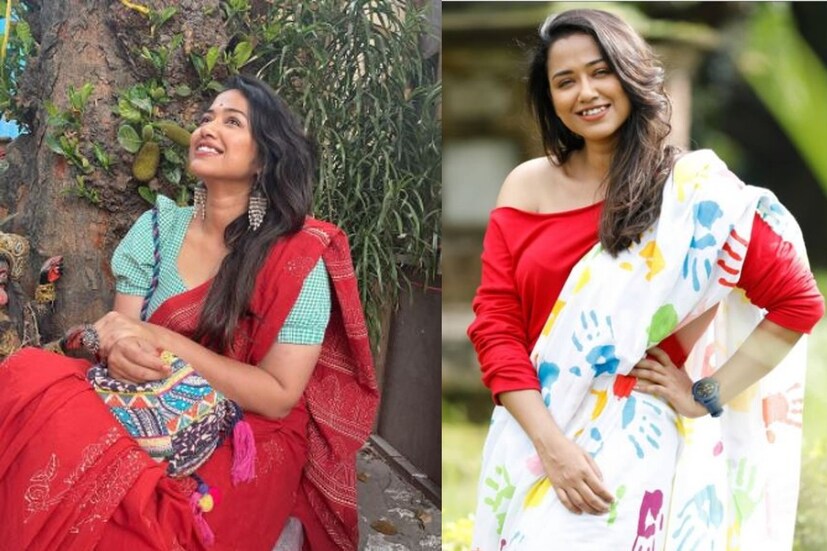 ৭) সোহিনী সরকার- যাঁরা ক্যাজুয়াল সাজতে পছন্দ করেন, তাঁদের জন্য এই দুটি সাজ মানানসই। ব্যাগি টি শার্টের উপরেই ট্রেন্ডি শাড়ি পরেছেন সোহিনী। আরেকটিতে চেকস পাফ স্লিভ। কনট্রাস্ট সাজেই মুগ্ধ করেছেন অভিনেত্রী। 