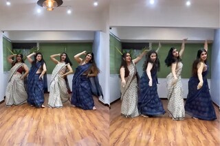 ভাইরাল চার যুবতীর নাচ।  