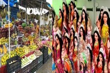 টানা বৃষ্টিতে লক্ষ্মী পুজোতে আগুন বাজার !