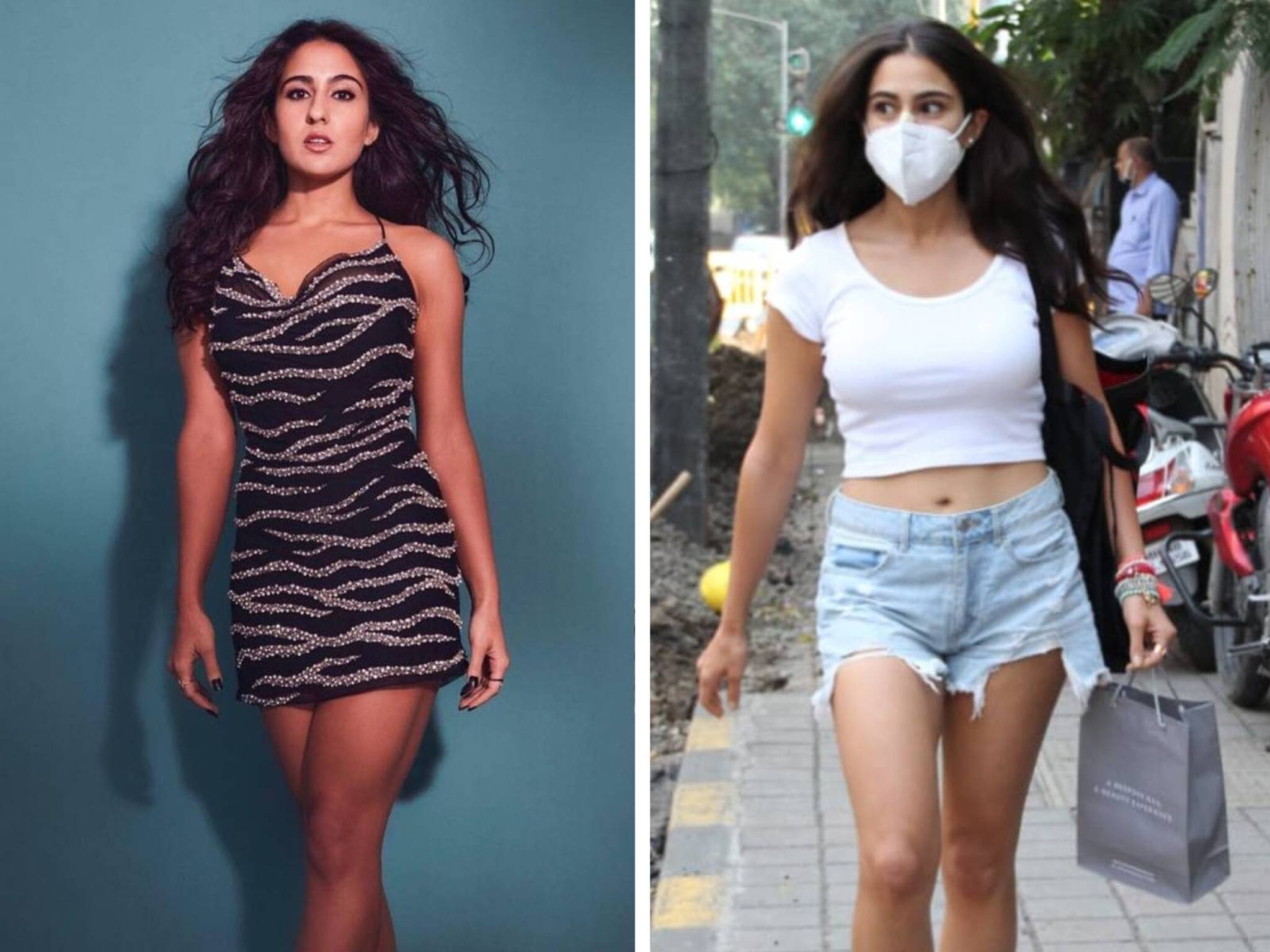 Sara Ali Khan in Hot Avatar: ক্রপটপ ও Hot প্যান্টে সোশ্যাল মিডিয়া কাঁপাচ্ছেন সারা আলি খান, ছবি নিমেষেই Viral