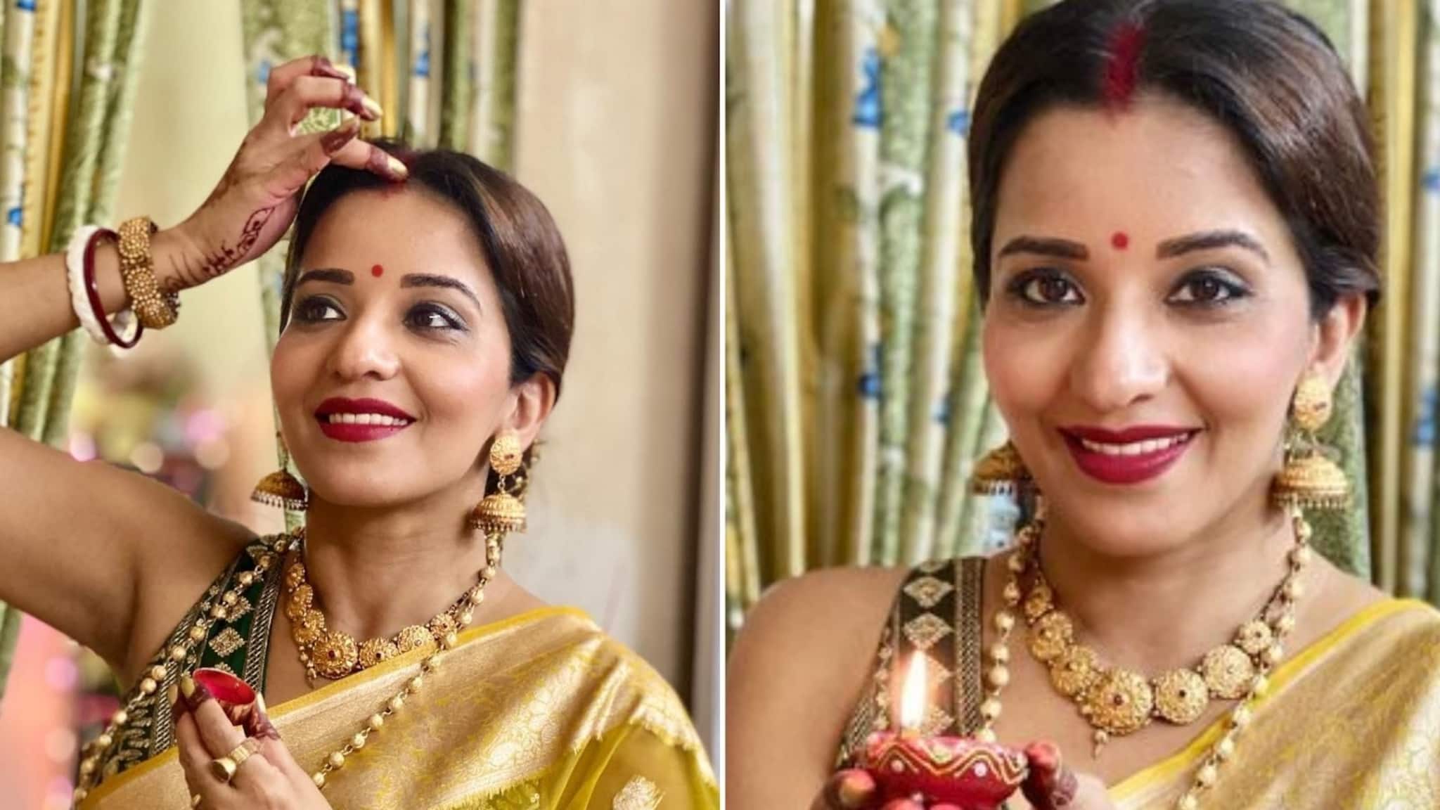 Bigg Boss-এর ঘরে Pregnant মোনালিসা! ভিডিও কলে করবা চৌথে ঝড় তুললেন দুপুর ঠাকুরপো-দের ঝুমা বউদি