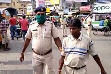 করোনাকে রুখতে বারাসত জেলা পুলিশের কড়া ভূমিকা, মাস্কহীন মানুষদের আটক