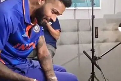watch cute video when papa hardik pandya had a surprise visitor