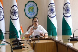 নবান্নে মুখ্যমন্ত্রী।