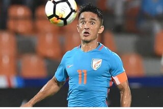 শীর্ষ গোলদাতাদের তালিকায় যৌথভাবে ষষ্ঠ স্থানে রয়েছেন সুনীল ছেত্রী