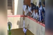 ছাত্র একটু বেশি দুষ্টু, 'শায়েস্তা' করতে পা ধরে উল্টো করে শূন্যে ঝোলালেন অধ্যক্ষ!