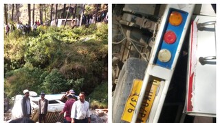 উত্তরাখণ্ডে দুর্ঘটনাস্থলের ছবি৷ 