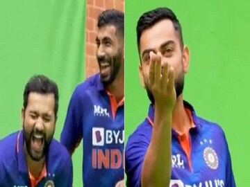Virat Kohli and team have fun during shooting- Photo Courtesy- MPL Sports