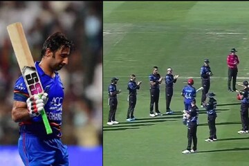 দেশের জার্সিতে জীবনের শেষ ইনিংস, 'গার্ড অফ অনার'-এ সম্মানিত আফগান তারকা
