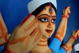 কবিরাজ পরিবারের দুর্গাপুজো। 