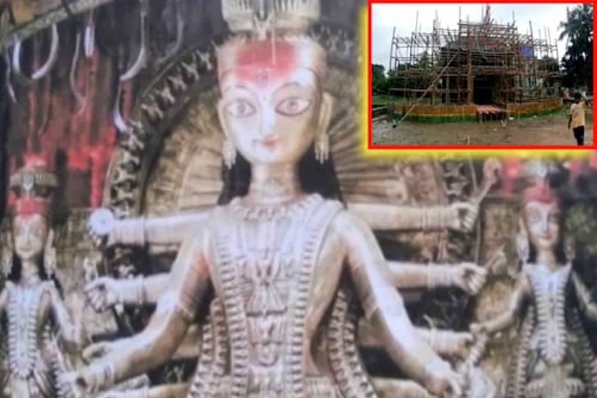 Durga Puja 2021: দুর্গাপুজোর এই মণ্ডপে এবার ধরা দেবে আফ্রিকার মানুষের জীবনযাপন