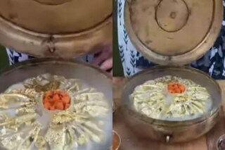 সোনা মোড়া বাহুবলি মোমো