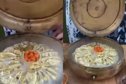 সোনা মোড়া বাহুবলি মোমো