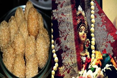 তিলের নাড়ু। সংগৃহীত ছবি। 