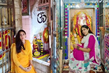 নবরাত্রি উপলক্ষে সারা আলি খানের এথনিক সাজ!অভিনেত্রীর প্রতিটি লুকেই মুগ্ধ নেটিজেন