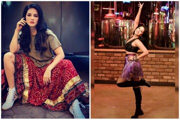 440 Volt! আকর্ষণীয় ব্লাউজ, ভরা যৌবনে ঠাসা শরীর Sunny Leone-র, Clean Bowled!!