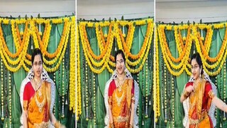 বেবি বাম্প নিয়ে সাধের অনুষ্ঠানে হবু মায়ের নাচ। 