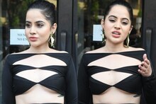 উন্মুক্ত নাভি! না আছে বোতাম না আছে ফিতে, ঢিলে অন্তর্বাসে উথলে পড়ছে যৌবন